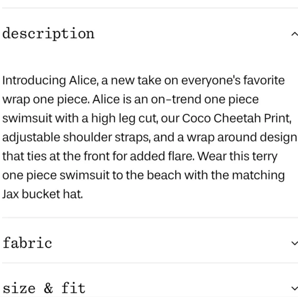 New!Frankie's Bikinis Alice Terry Wrap One Piece Swimsuit‎ - Picture 12 of 12
